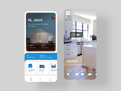 Smarty AR Mobile App app ar design iot smart smarthome ui ux