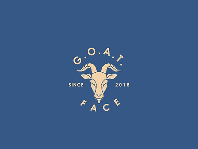 Goat Face branding design flat icon illustration illustrator logo logodesign minimal vector