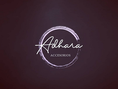 Adhara Colombia branding design illustrator logo typography vector