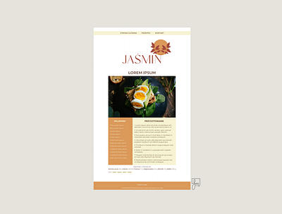 Jaśmin 3 / web design branding design flat illustration illustrator logo minimal typography vector web design website website design