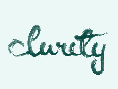 Clarity brush pen script