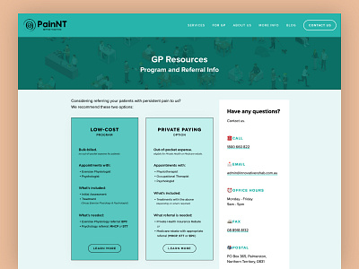 Chronic Pain Clinic GP Referral Resource Website