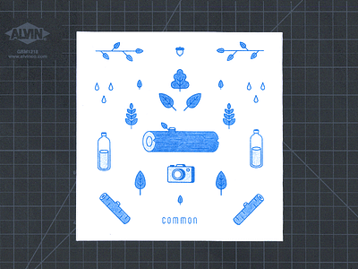 Risograph bottle camera leaf risograph tree water