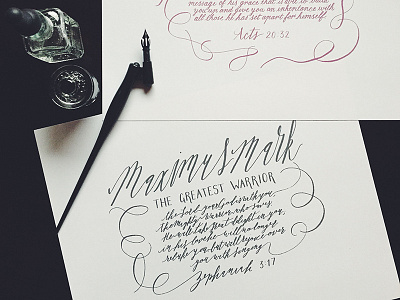 Maximus Mark calligraphy modern modern calligraphy