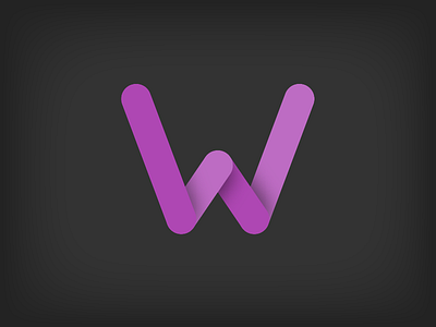 "W" Branding brand identity logo vector
