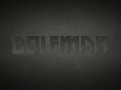 So Metal... logo metal texture typography