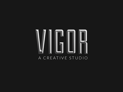 Vigor - A Creative Studio branding identity logo