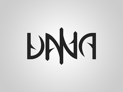 Dana Ambigram ambigram experiment typography vector