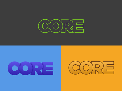 Core Logo branding graphic design identity logo software vector web app