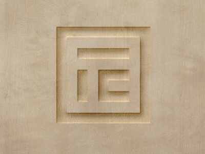 My Logo in Carved Wood carved free freebie panel photoshop texture wood