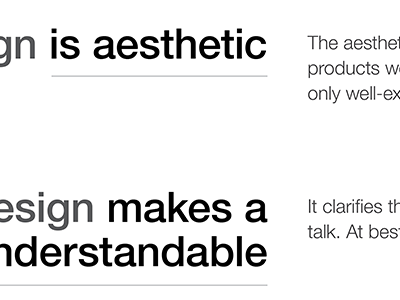 Good Design Is...