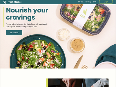 Fresh Market Landing Page