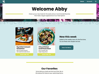 Fresh Market Homepage