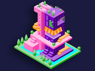 Isometric Illustration 15k adobe illustrator cc design illustration illustrator isometric isometric design isometric illustration speed art vector vectortwist youtube