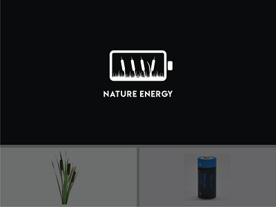 Nature Energy branding design doublemeaning dualmeaning logo