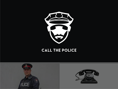 Call The Police branding design doublemeaning dualmeaning illustration logo