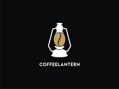 Coffee Lantern branding design doublemeaning dualmeaning illustration logo