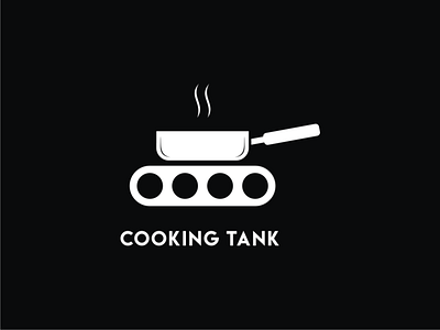 Coocking Tank branding design doublemeaning dualmeaning illustration logo