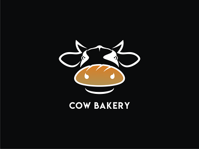 Cow Bakery branding design doublemeaning dualmeaning illustration logo