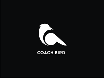 Coach Bird branding design doublemeaning dualmeaning illustration logo