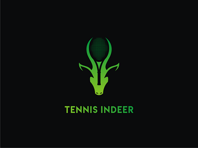 Tennis Indeer branding design doublemeaning dualmeaning illustration logo