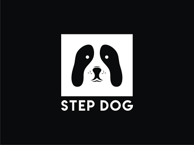 Step Dog branding design dog doublemeaning dualmeaning illustration logo step