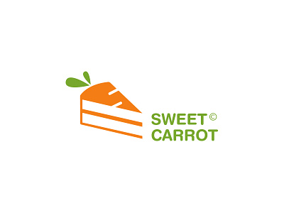 Sweet Carrot carrot creative design dessert graphic icon identity logo logofolio sweet
