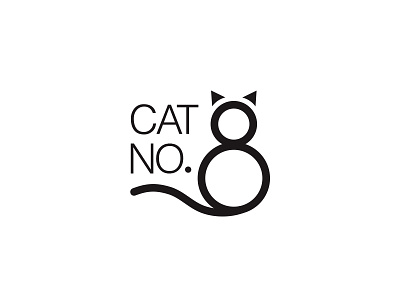 Cat No.8 8 brand cat creative design graphic icon identity logo logofolio