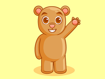 bear cute mascot character art bear cute character cute mascot design design art illustration logo mascot mascot character mascot logo vector