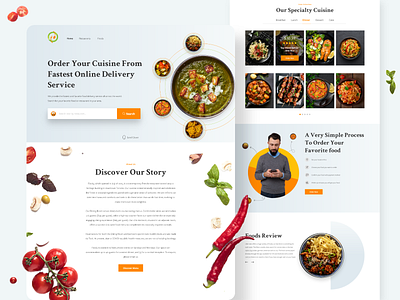 Food Delivery - Landing Page