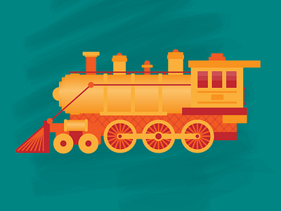 Chew-Chew Train Illustration