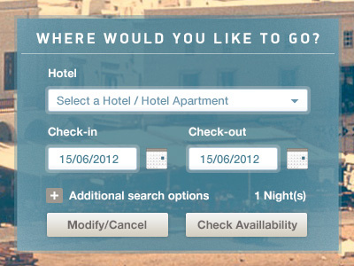 Booking Form