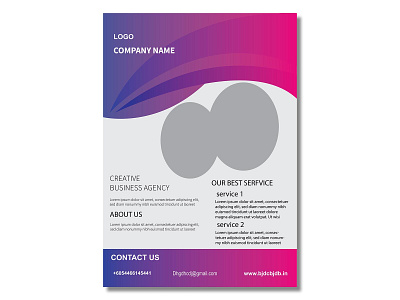 Company brochure brochure design illustration logo typography