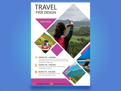 Travel flyer design background call icon design flyer gradient home icon icons location icon travel travel icon web icon