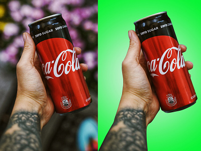 Coca cola background removal and change background image background background change background removal background remove cocacola color cropping design editing editing photo gradient photoshop product background remove product editing retouching