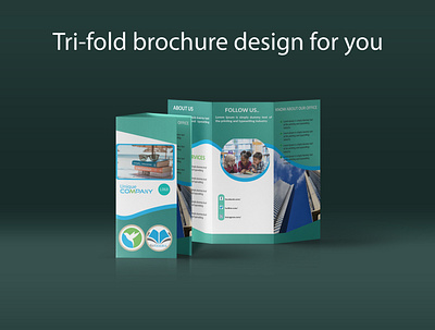 Tri-fold brochure branding brochure brochure design creative design design graphic design illustration minimal professional brochure tri fold brochure