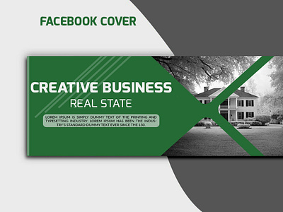 Facebook cover creative design facebook ads facebook banner facebook cover graphic design minimal professional