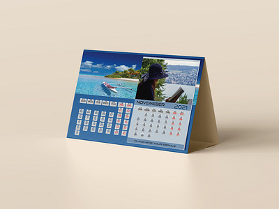 Tent Calendar design creative design graphic design minimal professional table calendar design