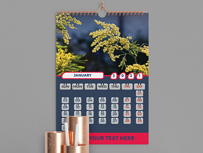 Wall calendar design calendar calendar design creative design design graphic design illustration minimal wall calendar