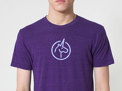 Kahunacorn T-shirt clothing icon kahuna outine print purple screen symbol t shirt unicorn
