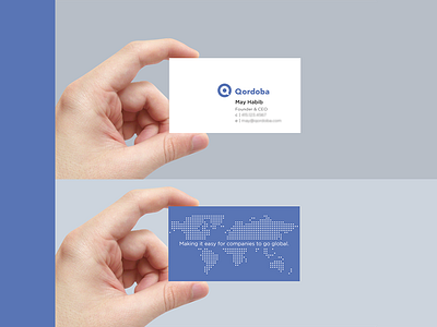 Qordoba Business Cards brand business cards international qordoba world