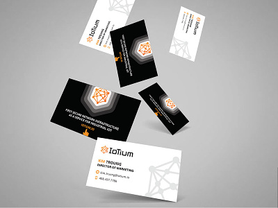 Iotium Business cards business cards double sided monochromatic print