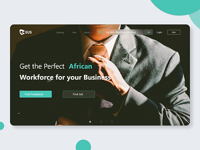 Beus - Global Freelance and Training Website design freelance design minimal ui web