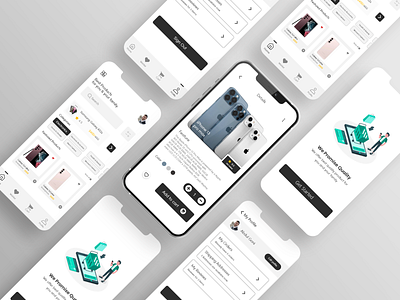 E-commerce mobile app UI. by Mursalin on Dribbble