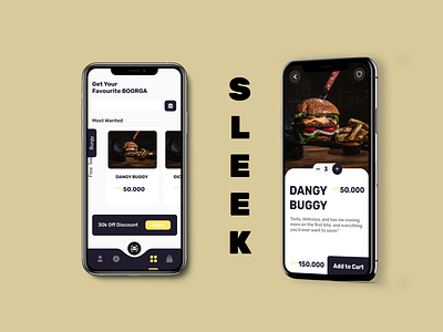 BOORGA FOOD - UI DESIGN MOBILE