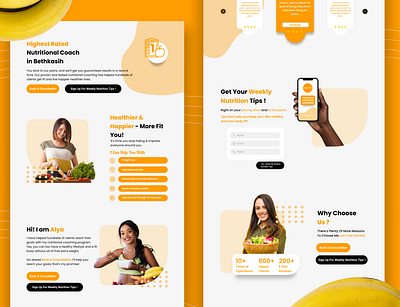 Helbits Website Landing Page UI healthy landingpages ui uidesign uidesigner uiux uxigers web app webdesign