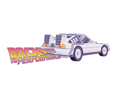 Back to Performance backtothefuture car sentry sticker