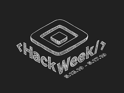 Square Hack Week handrawn isometric