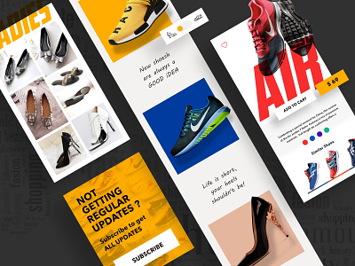 Footware App - UI Concept app design footwear footwear app nike nike air nike app online shop shop sneackers ui ui design