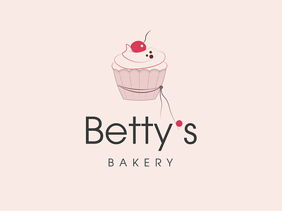 Cupcake Logo: Betty's Bakery